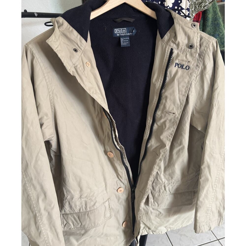 Vintage Ralph Lauren Fleece Lined Rain Jacket Men’s Size L